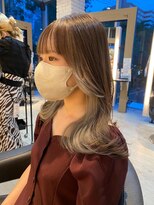 インク サカエ(inq sakae) フェイスフレーミング/ホワイトベージュ