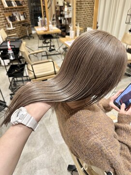 ヘアーエスクールステラ(hair S.COEUR stella) アッシュベージュ/ストレート