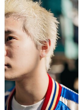 ボンド 三軒茶屋(Bond) メンズハイトーン×スパイキーショート【三軒茶屋 RYUKI Bond】