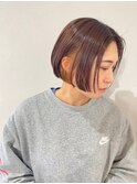 【ぷつっとボブ/中里千尋】ミニボブ/インナーベージュ