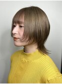 ショートウルフカットネオウルフカット顔まわりレイヤーカット