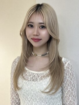 アイトーキョーエス 渋谷(AI TOKYO S) レイヤーカットハッシュカットハイレイヤー韓国ヘアくびれヘア