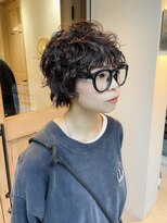 ルアウハク 梅田(LUAU Haku)&nbsp;・Lazy nuance short perm・【Haku/梅田/タクノ】