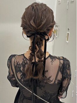 スウィープ(sweep)の写真/アレンジやアップなどイベントのヘアセットもお任せ下さい★崩れにくく、可愛いをキープしてくれる！