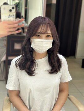 ユーフォリア 青山(Euphoria) ラベンダーベージュ＊ブリーチ＊ダブルカラー