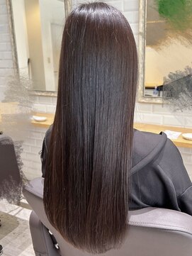 カーラ(Cara) ダークチョコレート × 地毛風カラー