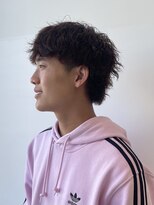 ライフイズ プレジャー 磐田中泉店(Life is… PLEASURE)&nbsp;red brown × メンズパーマ