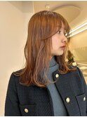 シャーベットオレンジベージュ