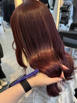 インク サカエ(inq sakae) 艶髪/レイヤー/ベリーブラウン