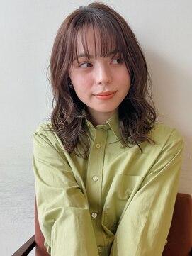 ガーデン 銀座(GARDEN) レイヤー 顔まわりレイヤー 美髪 パーマ イメチェン 艶カラー