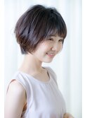 髪質改善×白髪ぼかしで作る 大人女性のショートヘア(st橋元)