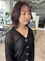 カフ(CAF)&nbsp;CAF松本/落ち着いた透明感ピンクベージュ/くびれヘア