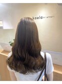 【kaela村上】ヘーゼルベージュ/髪質改善/ブリーチなしカラー
