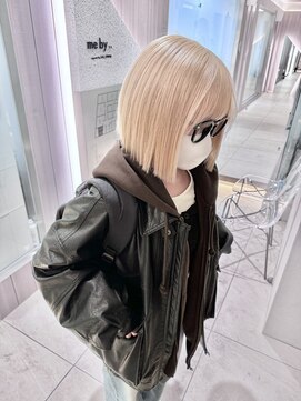 ホープ(hope) ぱつっとボブ×抜きっぱなしブロンド【大阪/梅田】