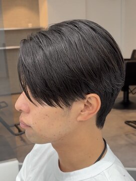 ゴート(GOATO) センターパート 縮毛矯正 毛流れ