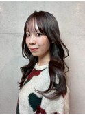 韓国風レイヤー/ハッシュカット/グレージュカラー/艶髪