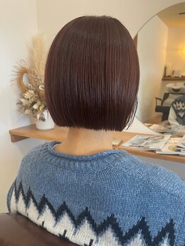 ハニーヘアー 掛川店(HONEY HAIR)の写真/髪と頭皮に優しい薬剤で、ダメージレスに理想のカラーを実現☆大人女性のためのグレイカラーが人気♪