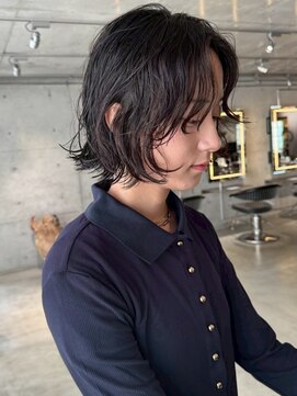 スクリーンギンザメゾン 銀座(SCREEN GINZA MAISON.) 黒髪カタログ/クラゲヘアー/オリーブグレー/銀座