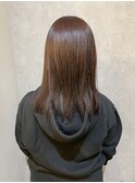 ストレートピンクカラースタイル