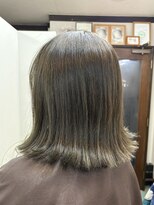 ヘアーサロン ノルテ(Hair Salon NORTE)&nbsp;20センチ強カットでイメチェン！ブリーチ無しのオリーブベージュ