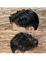 アールドボーテ 理容室(R de Beaute)&nbsp;銀座 七三分け ショートスタイル