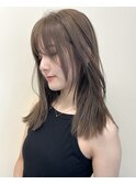 ウルフカット　顔まわりレイヤーカット　アンニュイ　表参道