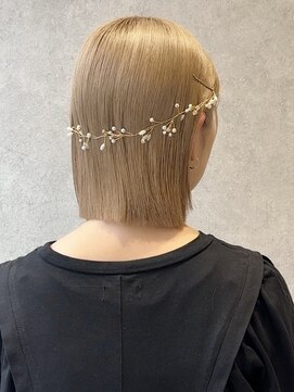 ラミエバイメルト 下北沢(lamie by melt) 花田/ヘアセットヘアアレンジ結婚式お呼ばれ卒業式下北沢ボブ