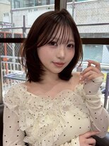 ボタン コロン 表参道 原宿(VOTAN COLON)&nbsp;韓国レイヤー/原宿韓国ヘア/原宿/顔まわりカット/ロングレイヤー