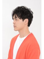 ザ バーバー 虎ノ門ステーションタワー(THE BARBER)&nbsp;ナチュラルアップバング　ナチュラルパーマ　ニュアンスパーマ