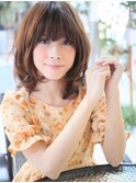 +animo+ 重めバングが新鮮！ランダムカールｄ