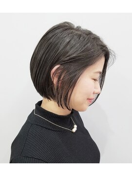 エイム ヘアメイク 横川店(eim HAIR MAKE) かっこかわいい☆ハンサムミニボブ