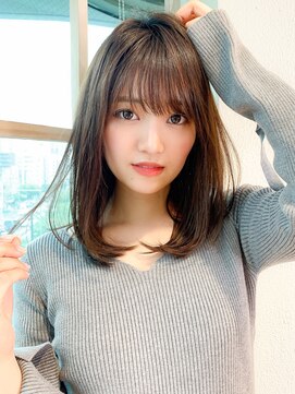 アフロート ディル(AFLOAT D'L) ●大人かわいい小顔ひし形セミロング20代30代40代表参道
