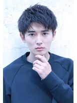 リップス 原宿(LIPPS)&nbsp;爽やかアップバング×ブルーブラック！清潔感・好印象！