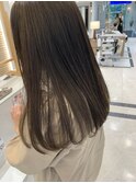 【galleria西山】お客様カラー☆秋色カーキベージュ