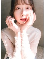 ミリィ 四日市(mily) 【mily早川】韓国おくれ毛小顔セミロング
