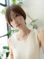 エースハバナ 渋谷(1 HAVANA)&nbsp;ヌーディカラー/小顔ヘア/大人ボブ／丸みショート／渋谷
