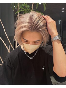 アース コアフュールボーテ 東松山店(EARTH coiffure beaute) デザインインナーブリーチハイライトバレイヤージュ