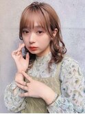 20代・30代_ミルクティーベージュ／レイヤーボブ