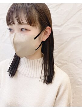 カモン(CAMON) [CAMON. ]#ダークアッシュ#フルバング#パツっとミディ