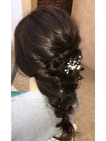 カットハウス はさみの部屋&nbsp;ゆる編み/編みおろし/ロープ編み/シニヨンアレンジ