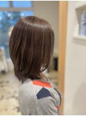 【つくば】白髪ぼかしハイライト×ミディアムヘア