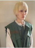 【抜きっぱなしblond】ケアブリーチ_マッシュショート