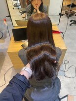 ジーナ 船橋(Zina)&nbsp;髪質改善＊くびレイヤーピンクベージュ＊美髪【Zina船橋】