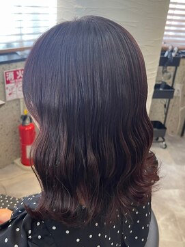 ヘアリゾート粋 トゥジュ 池袋東口店(tujuh) 外ハネミディアム/緩めパーマ