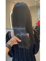 ジーナ 船橋(Zina)&nbsp;髪質改善＊ロングレイヤーグレーベージュ＊美髪【Zina船橋】