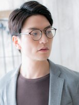 メンズヘア ビーセカンド 草加店(MENS HAIR B-2)&nbsp;ビジネスも◎アースカラー涼しげアップバングショートW草加