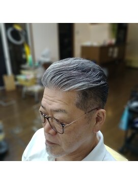 ヘアーデザインハセガワ(hair design hasegawa) ツーブロックバックスタイル