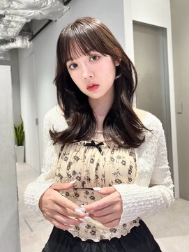 ミンクスオーバー(MINX OVER) 前髪/こなれミディ/イメチェンヘアスタイル/ウェーブパーマ