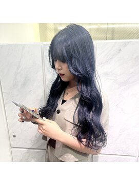 グロウ 渋谷(grow) 色落ちが緑にならないブルーカラー