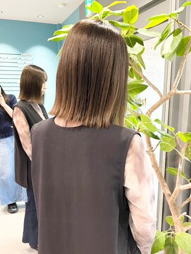ノエ トトン(noe tton) 切りっぱなしボブ（20代/30代/ショート/ボブ/髪質改善）AI49